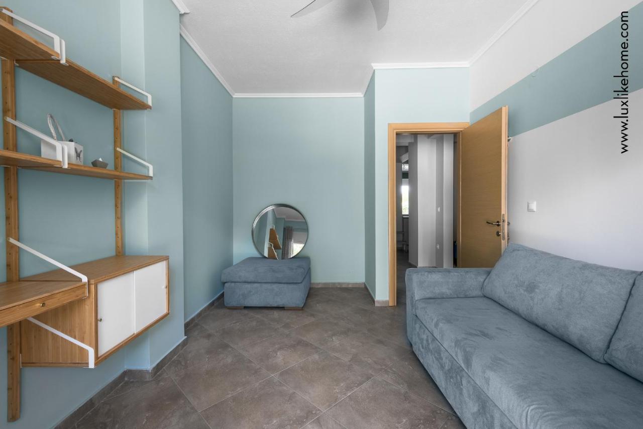 #Luxlikehome - Mediterranee Beachfront Summer House Kalyves Polygyrou Экстерьер фото